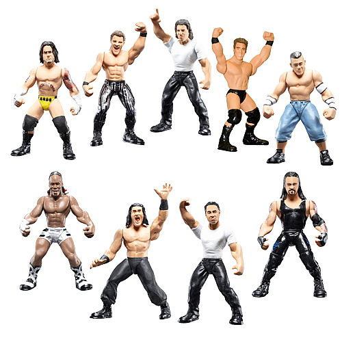 Rare WWE Micro Aggression Series 10 Triple Pack CM Punk - Elijah Burke -  Domino
