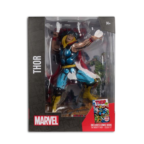 Marvel Thor The Mighty Thor #177 1:6 Scale Posed Figure with Scene and Comic