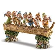 Disney Traditions Snow White and the Seven Dwarfs Log Masterpiece by Jim Shore Statue