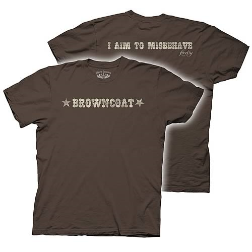Firefly Browncoat Aim To Misbehave T-Shirt
