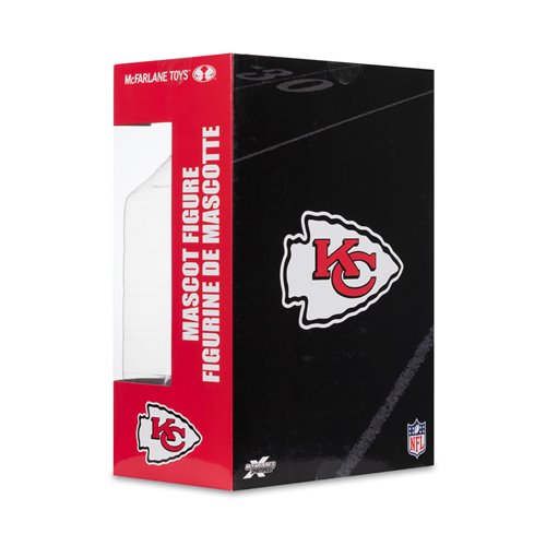 NFL SportsPicks Kansas City Chiefs K. C. Wolf Mascot 8-Inch Posed Figure
