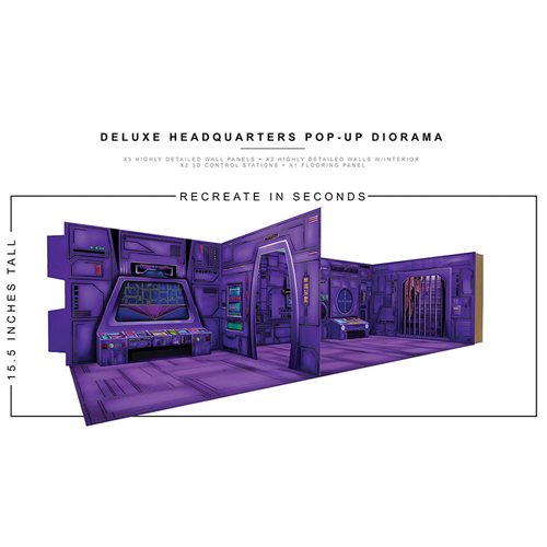 Deluxe Headquarters Pop-Up 1:12 Scale Diorama