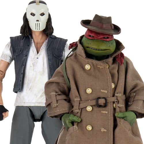 Teenage Mutant Ninja Turtles (1990 Movie) Casey Jones & Raphael in Disguise 7-Inch Scale Action Figure 2-Pack