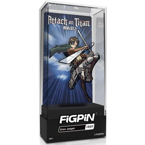 Attack on Titan Eren Jaeger Version 2 FiGPiN Classic 3-Inch Enamel Pin