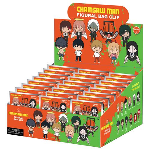 Chainsaw Man Series 3 3D Foam Bag Clip Random 6-Pack