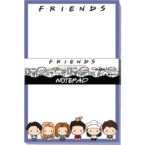 Friends Chibi Group Notepad