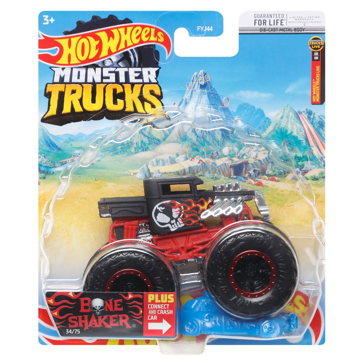 Hot Wheels Monster Trucks Bone Shaker 1:64 Scale