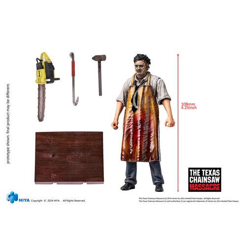 Texas Chainsaw Massacre 1974 Exquisite Mini Leatherface Killing 1:18 Scale Action Figure - Previews
