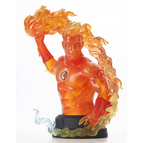 Marvel Comic Human Torch 1:6 Scale Resin Mini-Bust