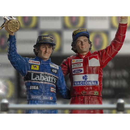 F1 Ayrton Senna The Last Podium Deluxe Art 1:10 Scale Statue