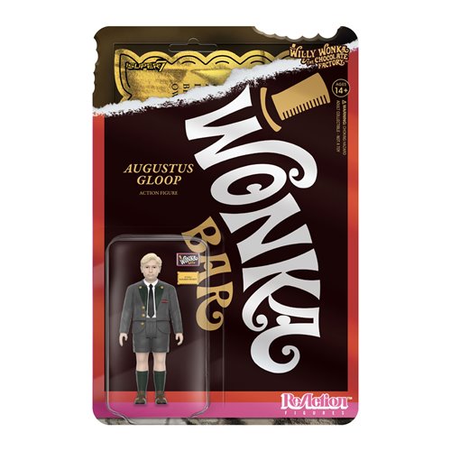 Willy Wonka and the Chocolate Factory Augustus Gloop 3 3/4-Inch ReAction Figure