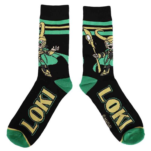 Loki Chibi Crew Socks