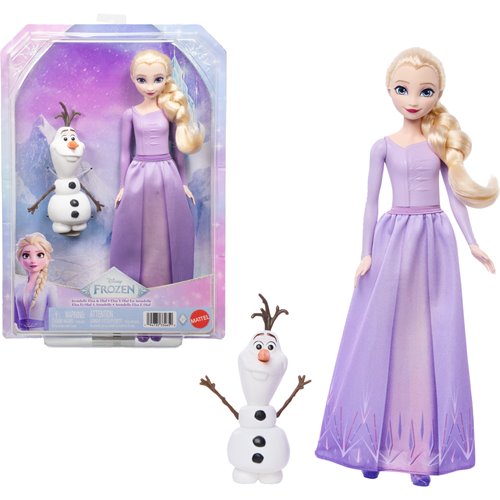 Disney Frozen Arendelle Elsa and Olaf Doll and Figure