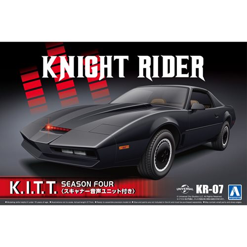 Knight Rider Knight 2000 K.I.T.T. Season 4 Scanner and Sound Unit 1:24 Scale Model Kit