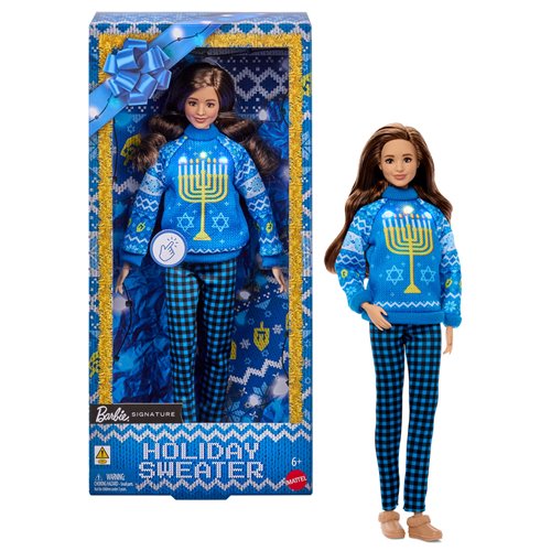Barbie Ugly Sweater Doll with Blue Sweater