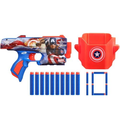 Captain America Marvel Nerf Dart Blaster