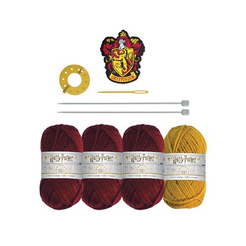 Harry Potter Wizarding World Collection Gryffindor Bobble Hat Knitting Kit