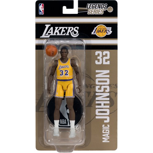 NBA McFarlane's SportsPicks Legends Series Magic Johnson Los Angeles Lakers 6-Inch Action Figure