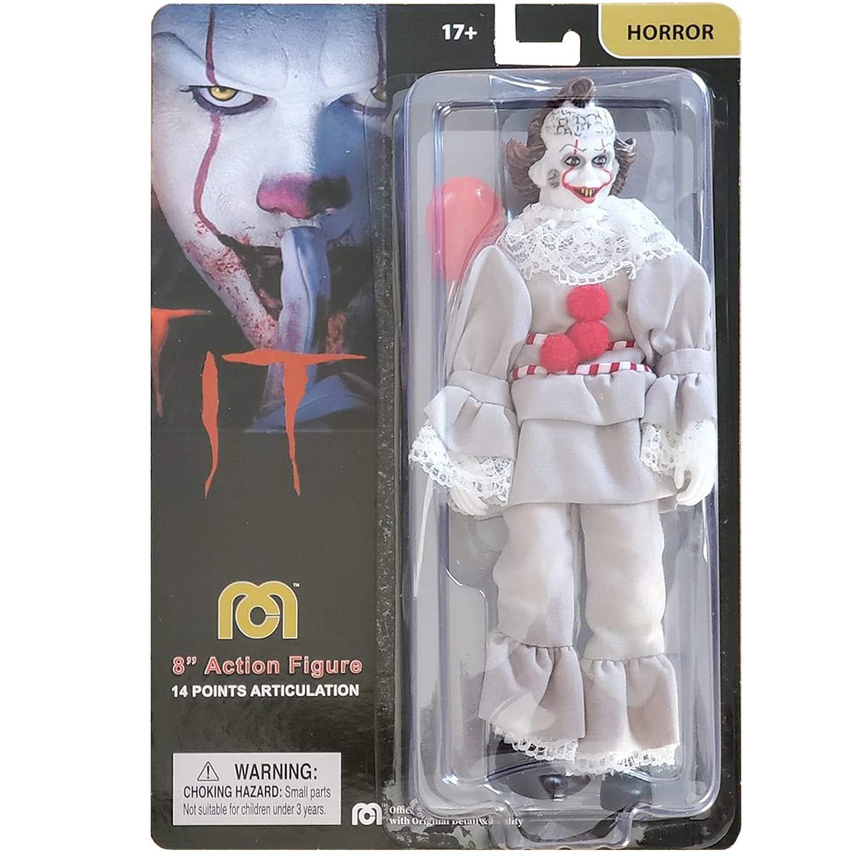 IN STOCK! MEGO HORROR IT PENNYWISE MOVIE ACTION FIGURE  8 Inch 