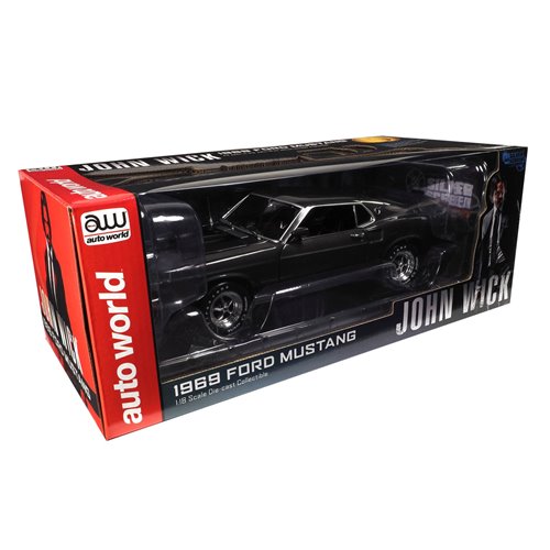 John Wick 1969 Ford Mustang 1:18 Scale Die-Cast Metal Vehicle