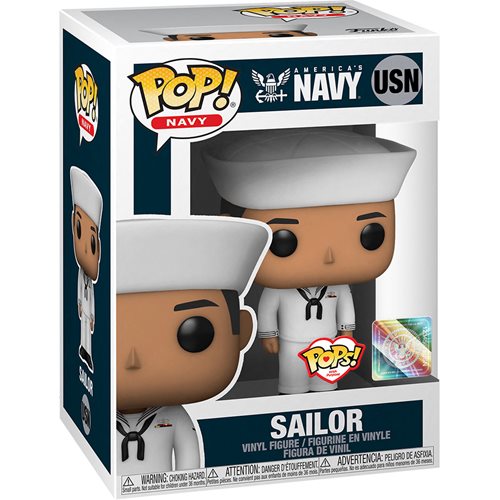 Military Navy Male (Hispanic) Pop! Vinyl Figure
