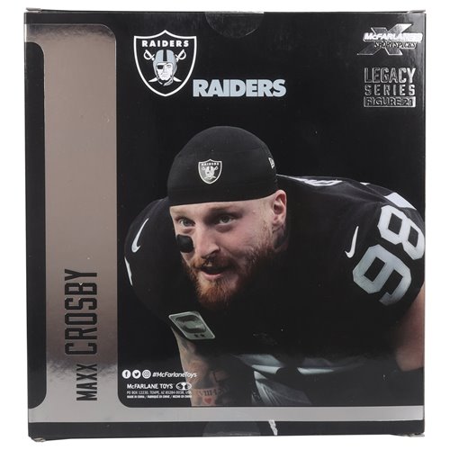 NFL SportsPicks 2024 Wave 2 Las Vegas Raiders Maxx Crosby 7-Inch Scale Posed Figure
