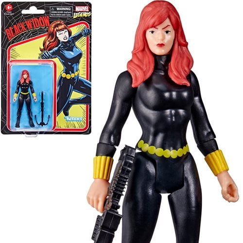 Marvel Legends Retro 375 Collection Black Widow 3 3/4-Inch Action Figure