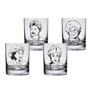 Golden Girls Quotes 10 oz. Glass 4-Pack