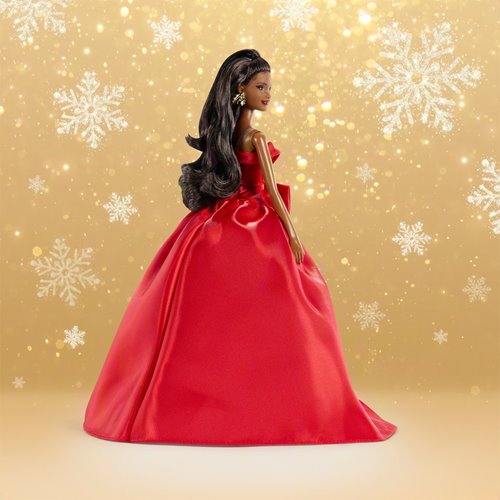 Barbie 2026 Holiday Barbie Doll with Dark Brown Hair