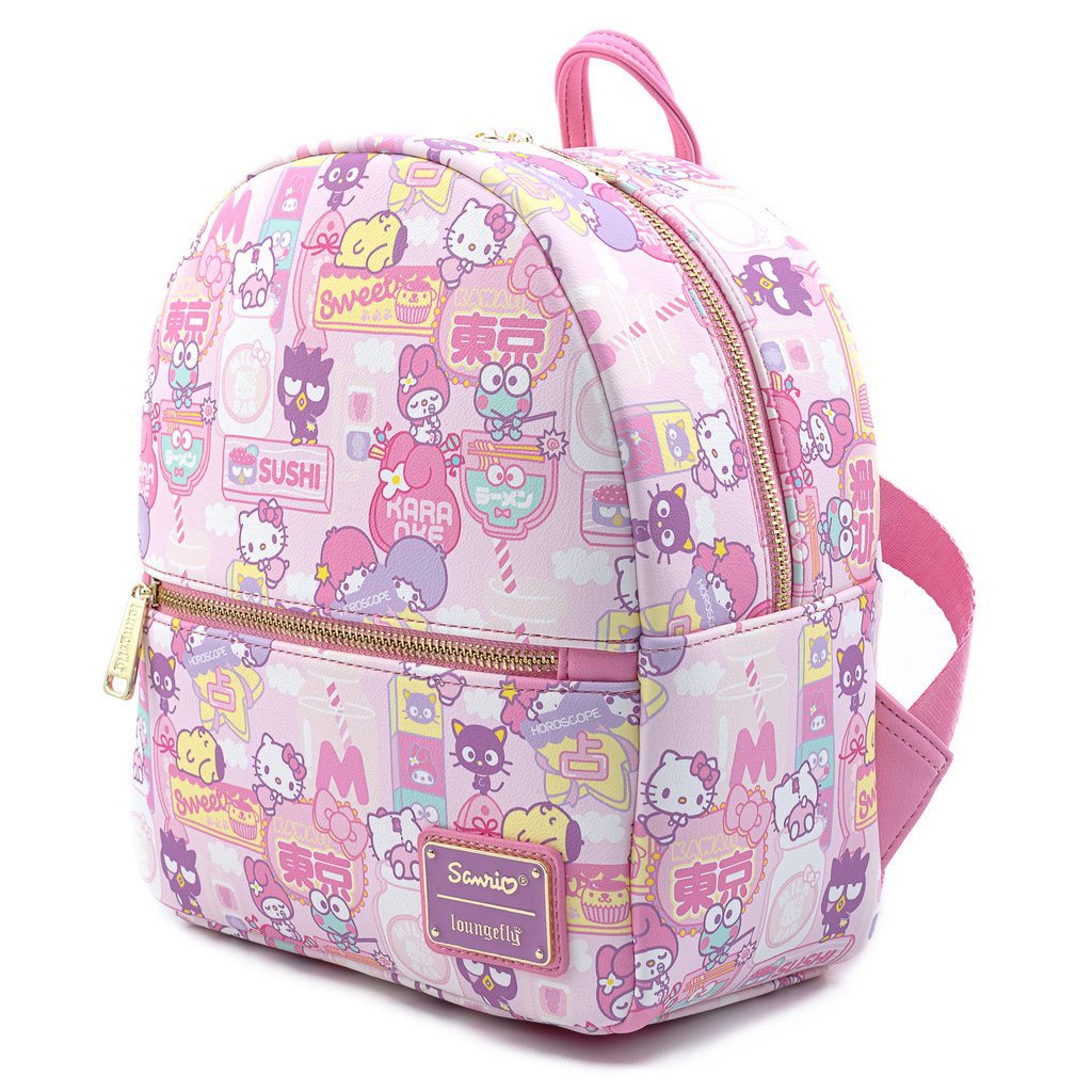 Hello Kitty Metallic Pink Mini-Backpack - Entertainment Earth