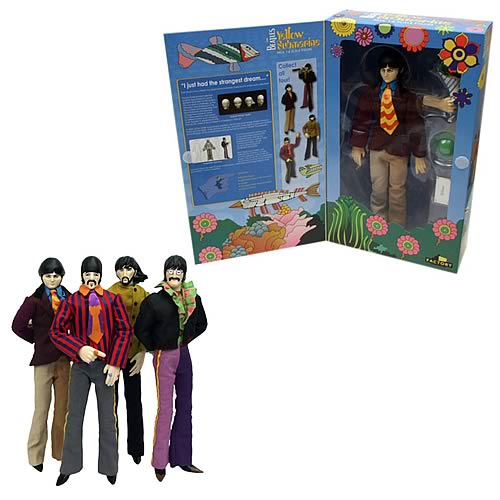 Beatles Yellow Submarine Fab Four Action Figure Set