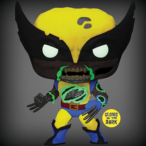 Marvel Zombies Wolverine Glow-in-the-Dark Pop! Vinyl Figure - Entertainment Earth Exclusive, Not Min