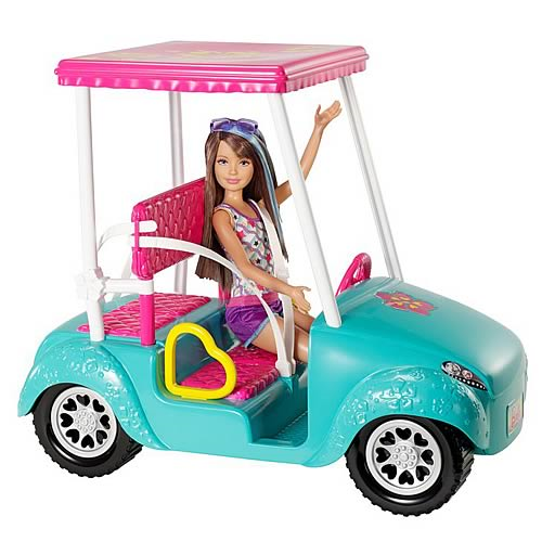 verjaardag Jongleren Kwaadaardige tumor Barbie Sisters Golf Cart Car Vehicle - Entertainment Earth