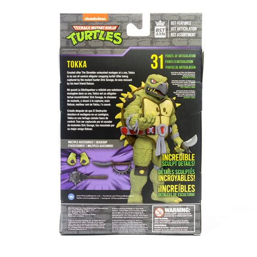 Teenage Mutant Ninja Turtles BST AXN Tokka 5-Inch Action Figure