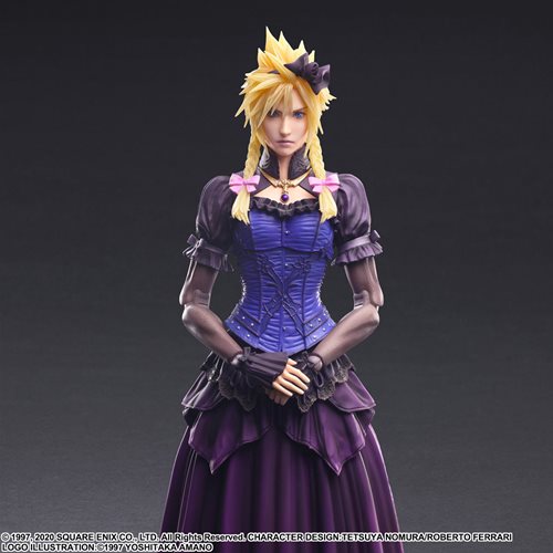 Final Fantasy VII: Remake Cloud Strife Dress Version Play Arts Kai Action Figure