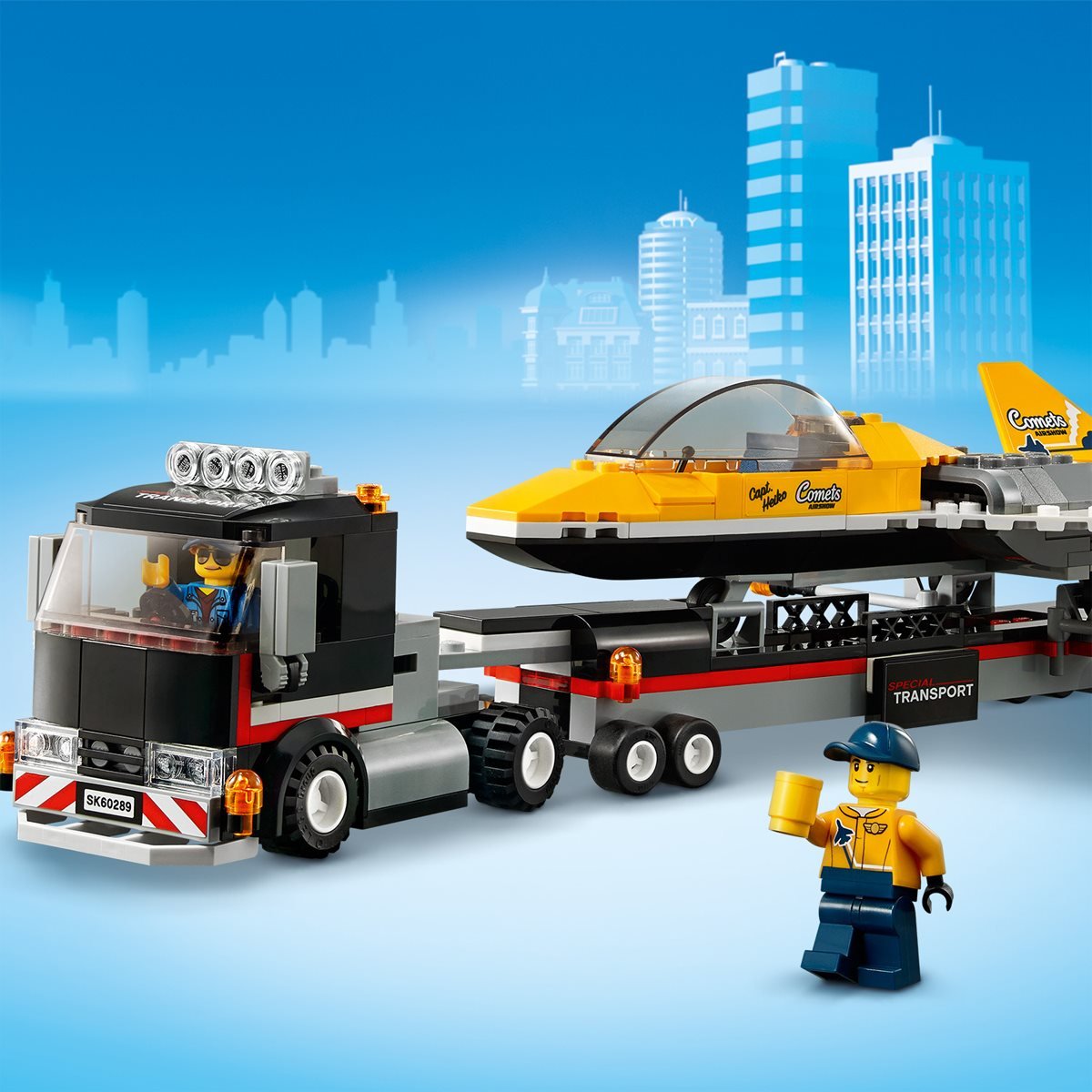 kyst græsplæne voksen LEGO 60289 City Airshow Jet Transporter - Entertainment Earth