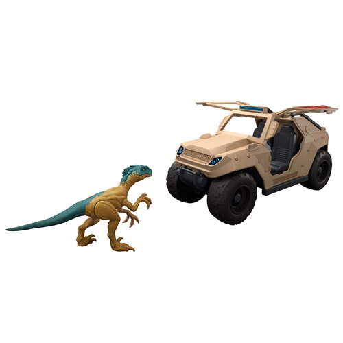 Jurassic World Velociraptor & Vehicle Chase Action Figure 2-Pack