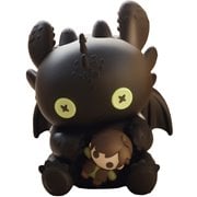How to Train Your Dragon Cuddly Doll Series Toothless and Hiccup VPBP-054 Palm Size Vinyl Functional Piggy Bank
