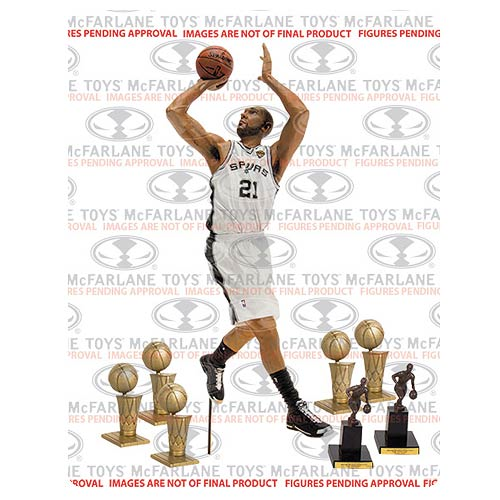 NBA Basketball 6 Inch Action Figure Series 24 - Tim Duncan White Jerse