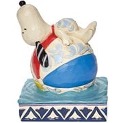 Peanuts Snoopy on a Beach Ball by Jim Shore Statue