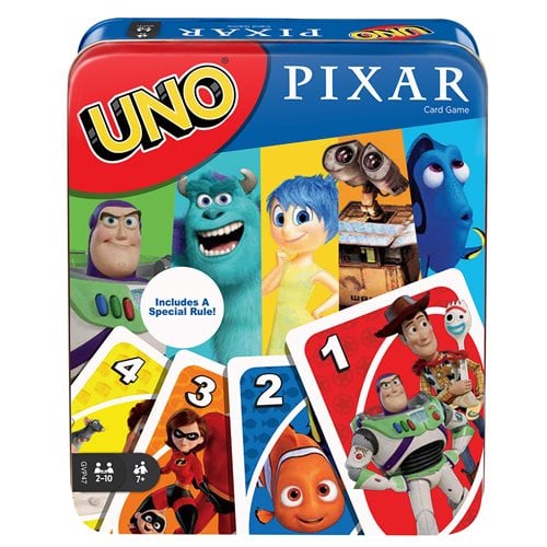 Pixar 25th Anniversary UNO Game Tin