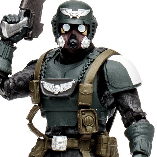 Warhammer 40,000: Darktide Wave 6 Veteran Guardsman 7-Inch Scale Action Figure, Not Mint