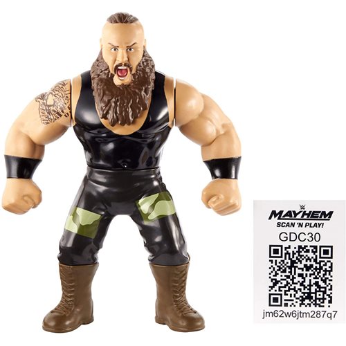 WWE Braun Strowman Retro App Action Figure, Not Mint