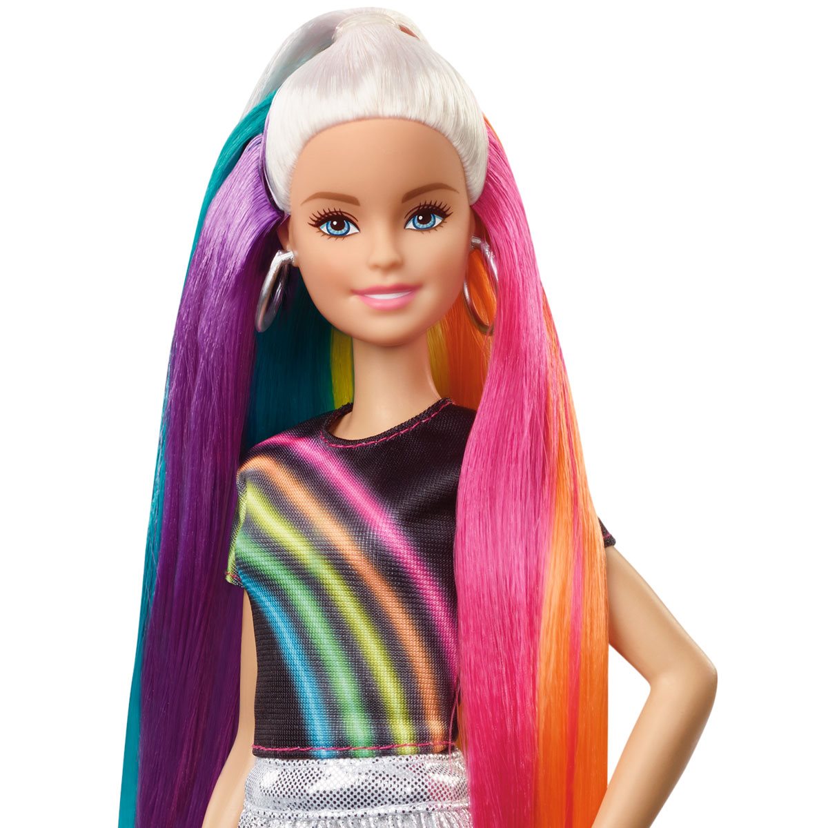 Barbie  Rainbow Sparkle Hair 