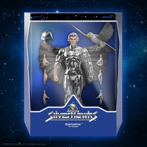 SilverHawks Ultimates Quicksilver (Toy Version) 7-Inch Action Figure