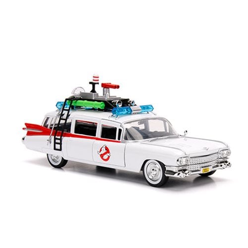 Ghostbusters Hollywood Rides ECTO-1 1:24 Scale Die-Cast Metal Vehicle