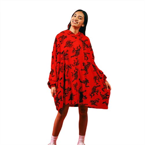Marvel Spider-Man Plush Oversized Hoodie Blanket