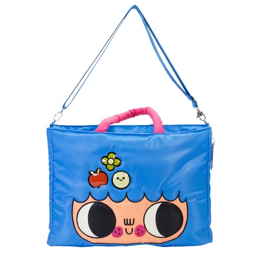 Burger Babie Padded Check Tote Bag