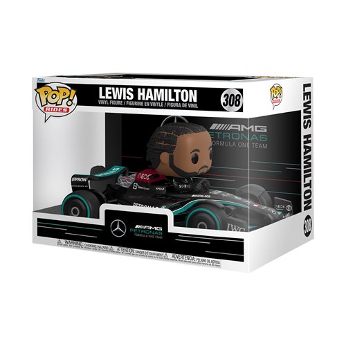 Formula 1 Mercedes Lewis Hamilton Super Deluxe Funko Pop! Ride Vinyl Vehicle #308
