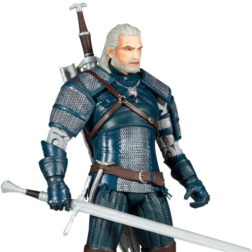 Witcher Gaming Wave 3 Geralt of Rivia Viper Armor Teal 7-Inch Action Figure